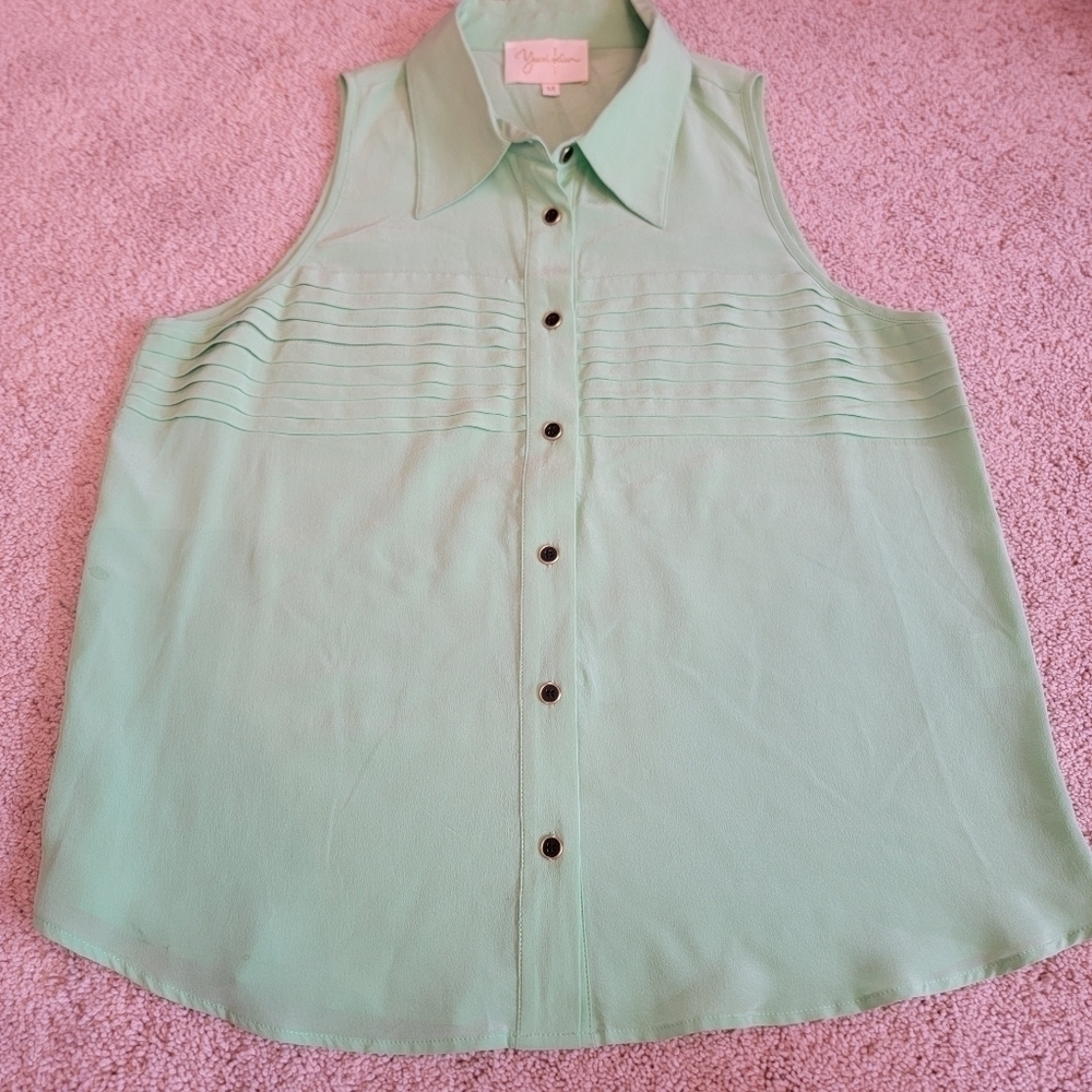 Yumi Kim Silk Sleeveless Blouse M